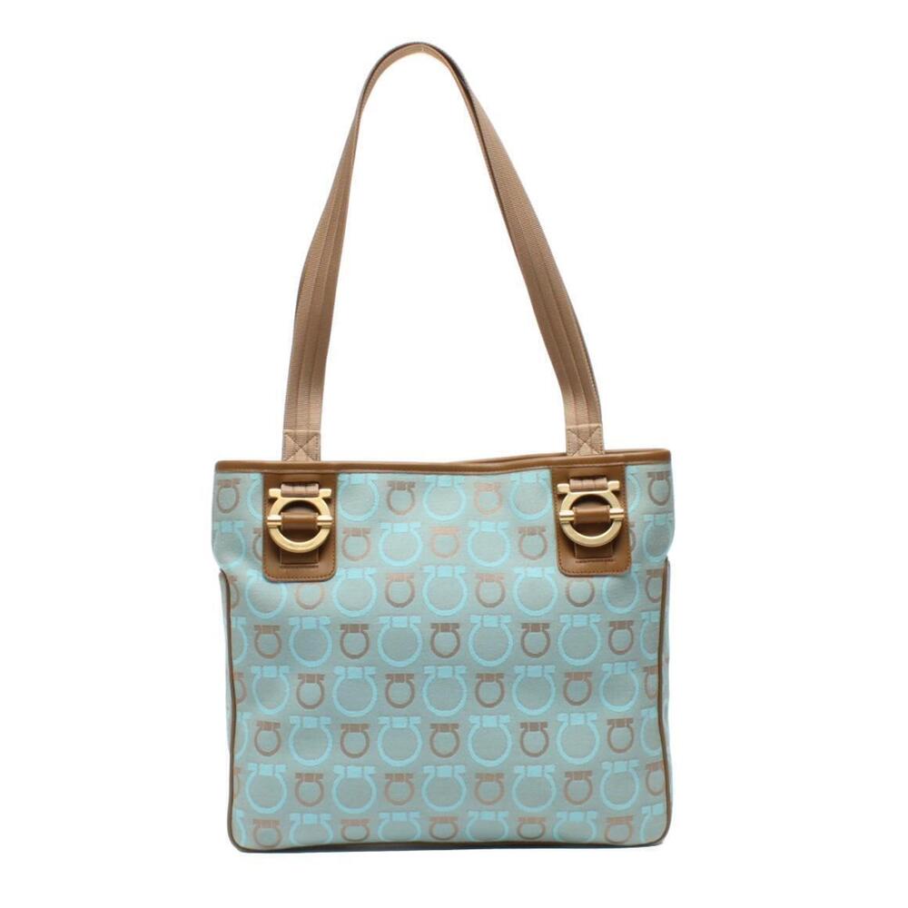 Salvatore Ferragamo Tote Gancini Leather Bag - Picture 2 of 6